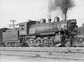 Northern Pacific  steam locomotive  1263 at Argo, Washington, in 1924.