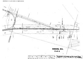 Plat Map of Northern Pacific Facilities at Gibbon, Washington, 1945