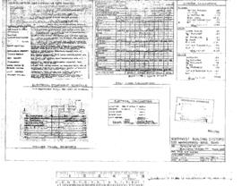 Spokane, Portland, and Seattle Railway Engineering Drawing, Unnamed Structure at Moody, Oregon, 1984