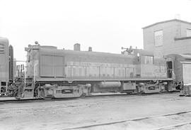 Burlington Northern diesel locomotive 4068 at Auburn, Washington in 1971.