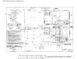 Northern Pacific Engineering Drawing, Depot at Kennewick, Washington, 1959