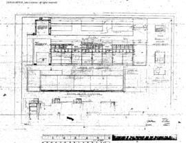 Great Northern Engineering Drawing, Depot at Skagit Valley, Washington, 1967