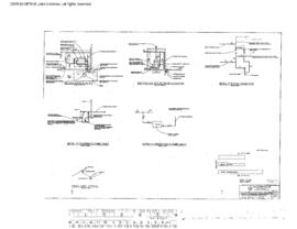 Burlington Northern Engineering Drawing, Freight House at Portland, Oregon, 1979