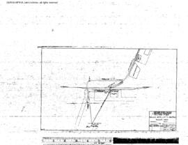 Northern Pacific Engineering Drawing, Replace Water Line To Industries at Raugust, Washington, 1967