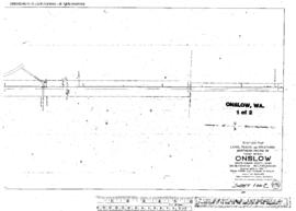 Plat Map of Northern Pacific Facilities at Onslow, Washington, 1923