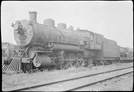 Northern Pacific steam locomotive 1558 at St. Paul, Minnesota, in 1934.