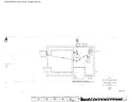 Northern Pacific Engineering Drawing, Depot at Sand Point, Idaho, 1916