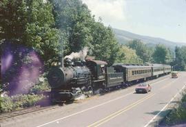 Lake Whatcom Railway Steam Locomotive Number 1070 at Wickersham, Washington in July, 1986.