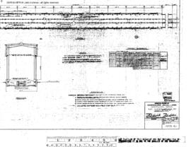 Spokane, Portland, and Seattle Railway Engineering Drawing, Covered Inspection Pit at Vancouver, ...