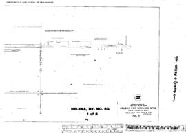 Plat Map of Great Northern Facilities at Helena, Montana, 1913