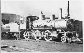 Northern Pacific steam locomotive 558 at St. Paul, Minnesota, circa 1939.