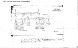 Northern Pacific Engineering Drawing: General Plan/Masonry Foundation, Bridge 35 - Jocko River, W...