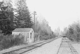 Burlington Northern station at NAD Jct, Washington, in 1975.