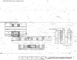 Northern Pacific Engineering Drawing, Depot at Helena, Montana, 1902