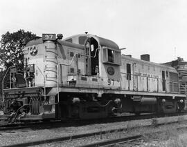 Spokane, Portland and Seattle (SP&S) Diesel Locomotive Number 97, Stevenson, Washington, Augu...