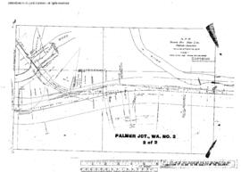 Plat Map of Northern Pacific Facilities at Palmer Junction, Washington, 1900