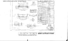 Great Northern Engineering Drawing: Abutment Details and Bill of Material, Bridge 379 - U S Highw...