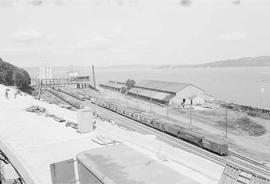 Burlington Northern Half Moon yard at Tacoma, Washington, in 1975.