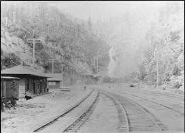 Northern Pacific tracks at Martin, Washington, circa 1920.