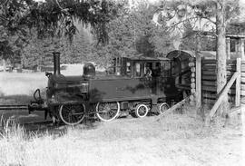 Fort Steele Heritage Town steam locomotive "Dunrobin" at Fort Steele, British Columbia ...