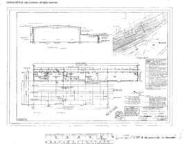 Great Northern Engineering Drawing, Car Shop at Interbay, Washington, 1970