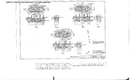 Spokane, Portland and Seattle Railway Engineering Drawing: Pier Tops, Bridge T0.4 - Columbia Rive...