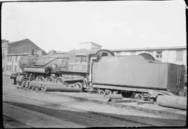 Northern Pacific steam locomotive 1615 at South Tacoma, Washington, in 1934.