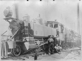 Western Washington Logging Company Steam Locomotive Number 3, circa 1910.