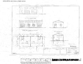 Great Northern Engineering Drawing, Signal Maintainer's and Motor Car House at Fairchild, Washing...