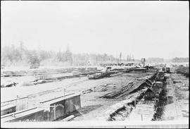 Northern Pacific yard at Kyro, Washington, circa 1914.