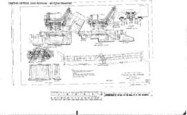 Spokane, Portland and Seattle Railway Engineering Drawing: Abutment/Pier/Falsework, Bridge T74.6 ...