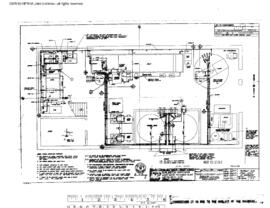 Burlington Northern Engineering Drawing, Wastewater Treatment Facility at Auburn, Washington, 1978