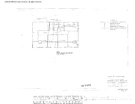 Great Northern Engineering Drawing, Trainmasters and Terminal Managers Building at Interbay, Wash...