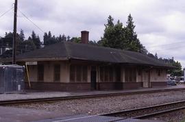 Burlington Northern Depot.at Kent, Washington, in 1999.