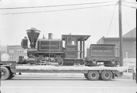 Northern Pacific steam locomotive 1 at Tacoma, Washington, in 1969.