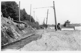 Seattle & Rainier Valley Railway tracks in Seattle, Washington, 1936