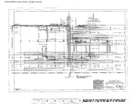 Great Northern Engineering Drawing, Engine House at South Klamath, Oregon, 1941