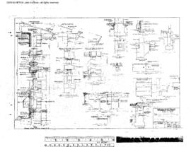 Northern Pacific Engineering Drawing, Depot at Kennewick, Washington, undated