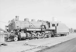 Northern Pacific steam locomotive 1569 at South Tacoma, Washington, in 1954.