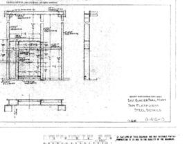 Great Northern Engineering Drawing, Power Plant at East Glacier Park, Montana, undated