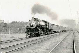 Great Northern Railway steam locomotive 2503 in Washington State, undated.