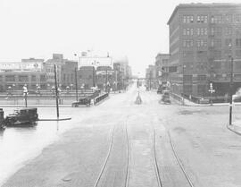 Seattle Municipal Railway track, Seattle, Washington, 1928