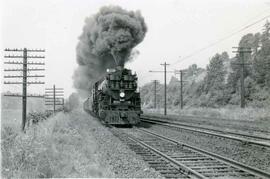 Great Northern Railway steam locomotive 2129 at Black River, Washington, undated.