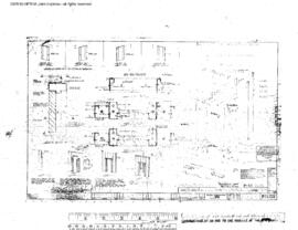 Great Northern Engineering Drawing, Unnamed Structure at Burlington, Washington, 1967