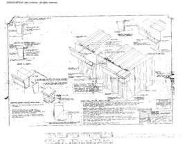 Great Northern Engineering Drawing, Car Shop at Interbay, Washington, 1967