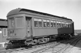 Canadian Railway Museum streetcar 104 at Delson, Quebec on August 24, 1969.