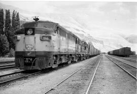 Spokane, Portland and Seattle (SP&S) Diesel Locomotive Number 866, Wishram, Washington, undated