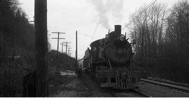 Pacific Coast Railroad work train at Indian, Washington in 1946.