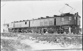 Chicago, Milwaukee, St. Paul & Pacific Railroad Company electric locomotive number 10103, und...