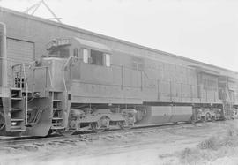 Northern Pacific diesel locomotive number 3303 at Auburn, Washington, in 1970.